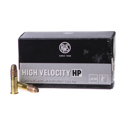 RWS High Velocity HP - кал. 22 LR, 2.6g/40gr - RWS