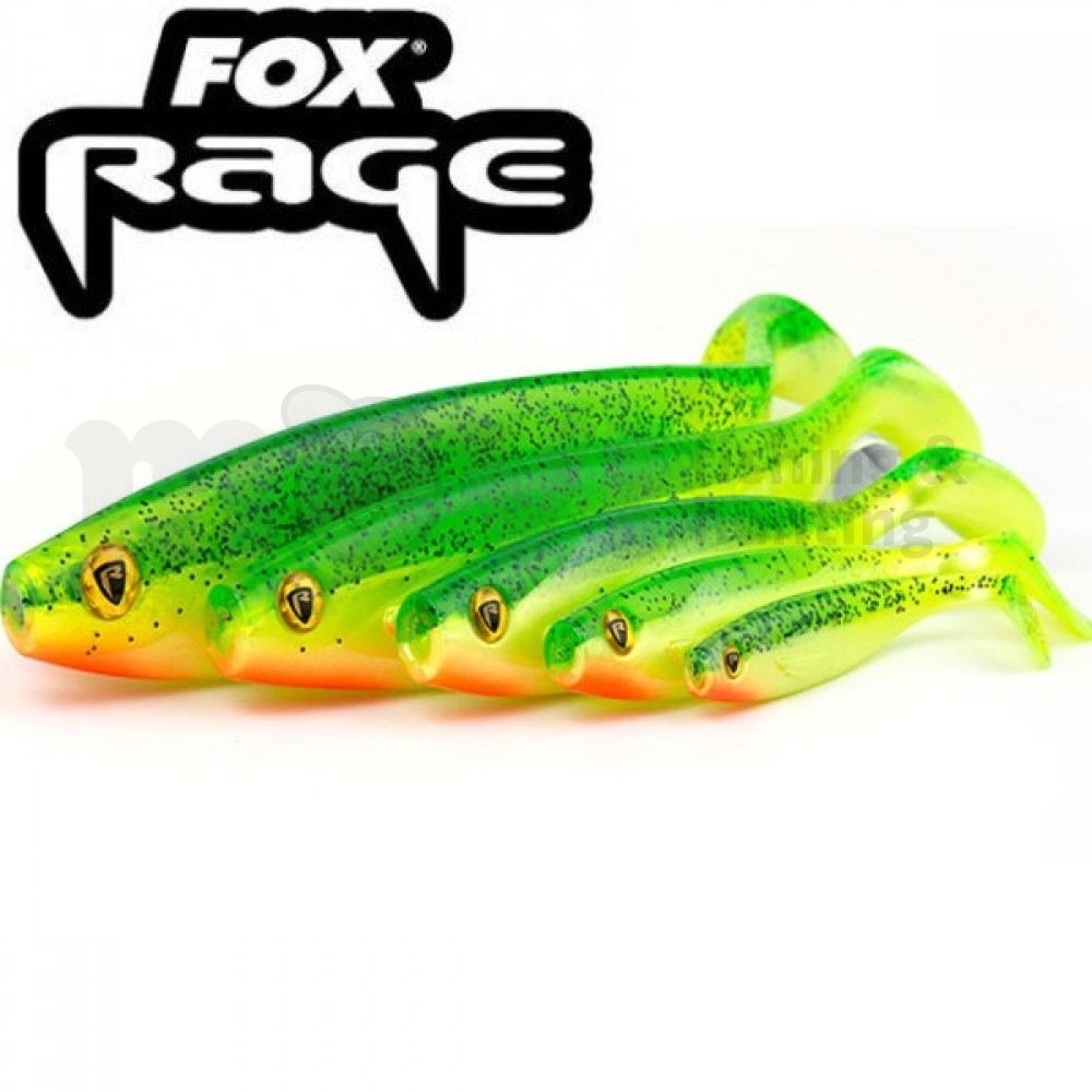 Силиконова примамка Fox Rage ProShad UV Lemon Tiger 10 cm NPS 016