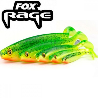 Силиконова примамка Fox Rage ProShad UV Lemon Tiger 10 cm NPS 016 - Силиконови примамки 