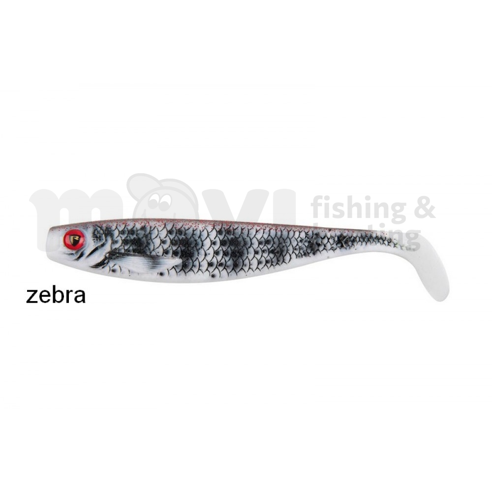 Силиконова примамка Fox Rage ProShad UV Zebra 10 cm NPS 052