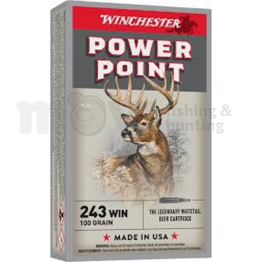 Winchester cal.243win. SP Power Point 6.5g/100gr |  |  |