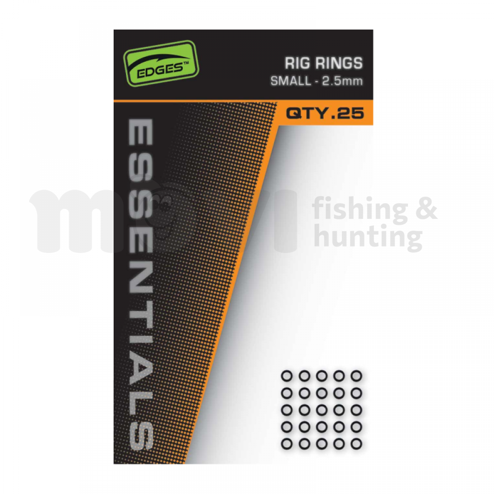 Халки за кука FOX Edges Rig Rings 2.5mm small x 25pcs | Вирбели, клипсове и халкички | Аксесоари |