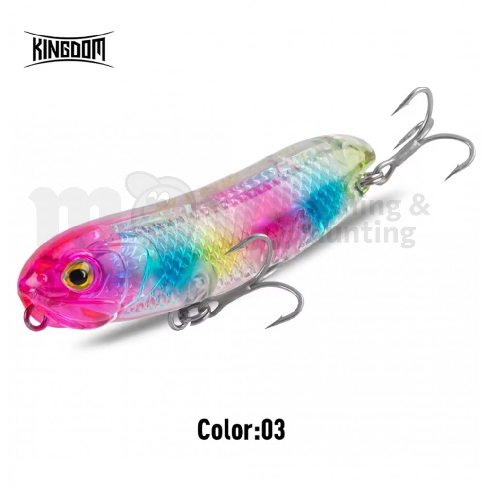 Воблер Kingdom 3D Hologram Z-Shot Topwater Fishing Lure 4.5g | Воблери | Примамки |