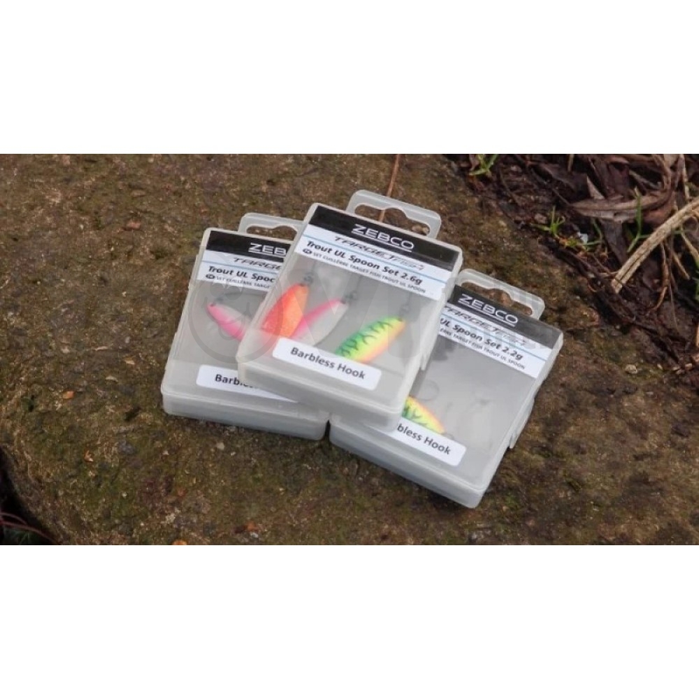 Клатушки Zebco Target Fish Trout UL Spoon Set /различни грамажи/ | Клатушки | Примамки за риболов |