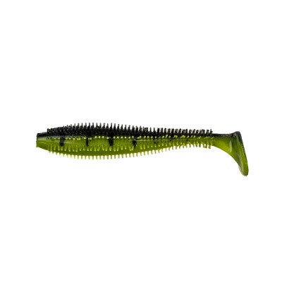 Силиконова примамка Fox Rage Spikey Shad Glow Perch 9cm NPK030 - Силиконови примамки 