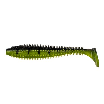 Силиконова примамка Fox Rage Spikey Shad Glow Perch 12cm NPK032 - Силиконови примамки 