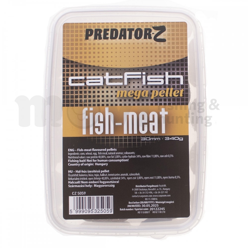 Пелети CARP ZOOM PREDATOR-Z CATFISH MEGA PELLET - 340гр.