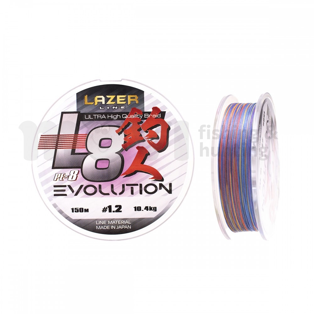 Влакно Lazer PE L8 Evolution Multicolour 150 m