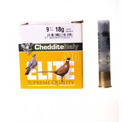 Гладкоцевни патрони Cheddite Magnum - кал. 36/.410, 18 гр., № 9, Тапа - Cheddite