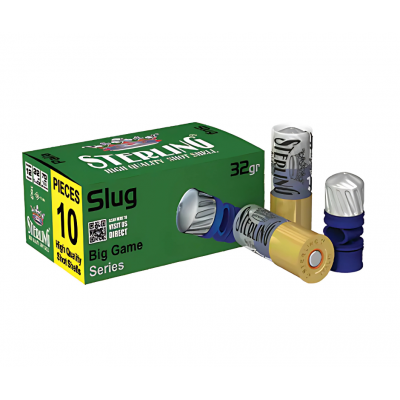 Патрони STERLING 12/70 Slug 32 gr. - Big Game Series - Ловни стоки