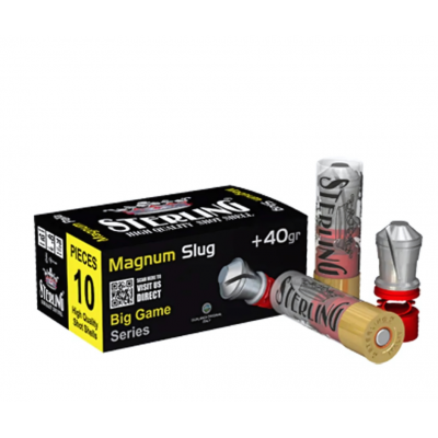 Патрони STERLING 12/76 +40 Gr. Magnum Slug - Ловни стоки