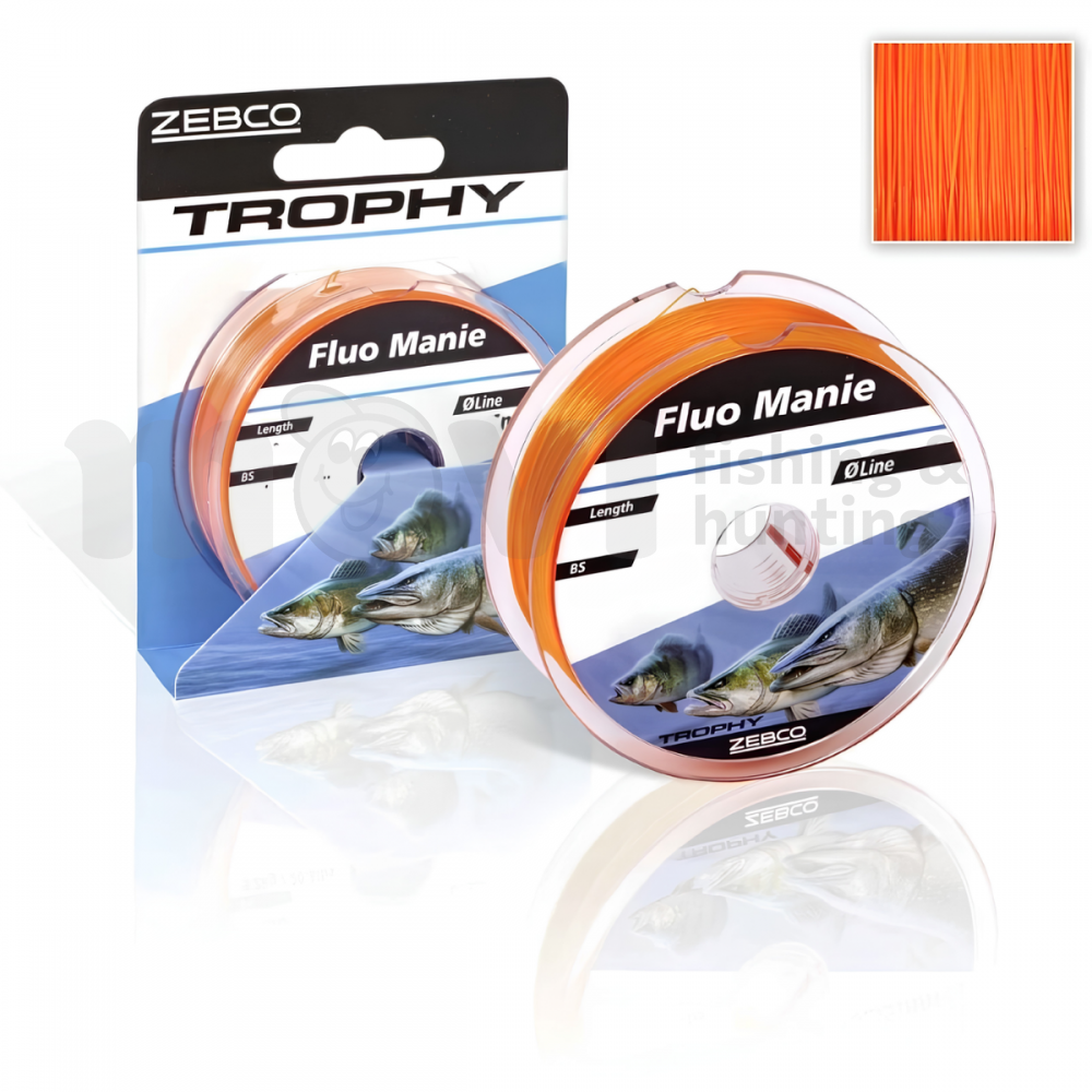 Влакно Zebco Trophy Fluo Manie-300м 0.25мм |  |  |