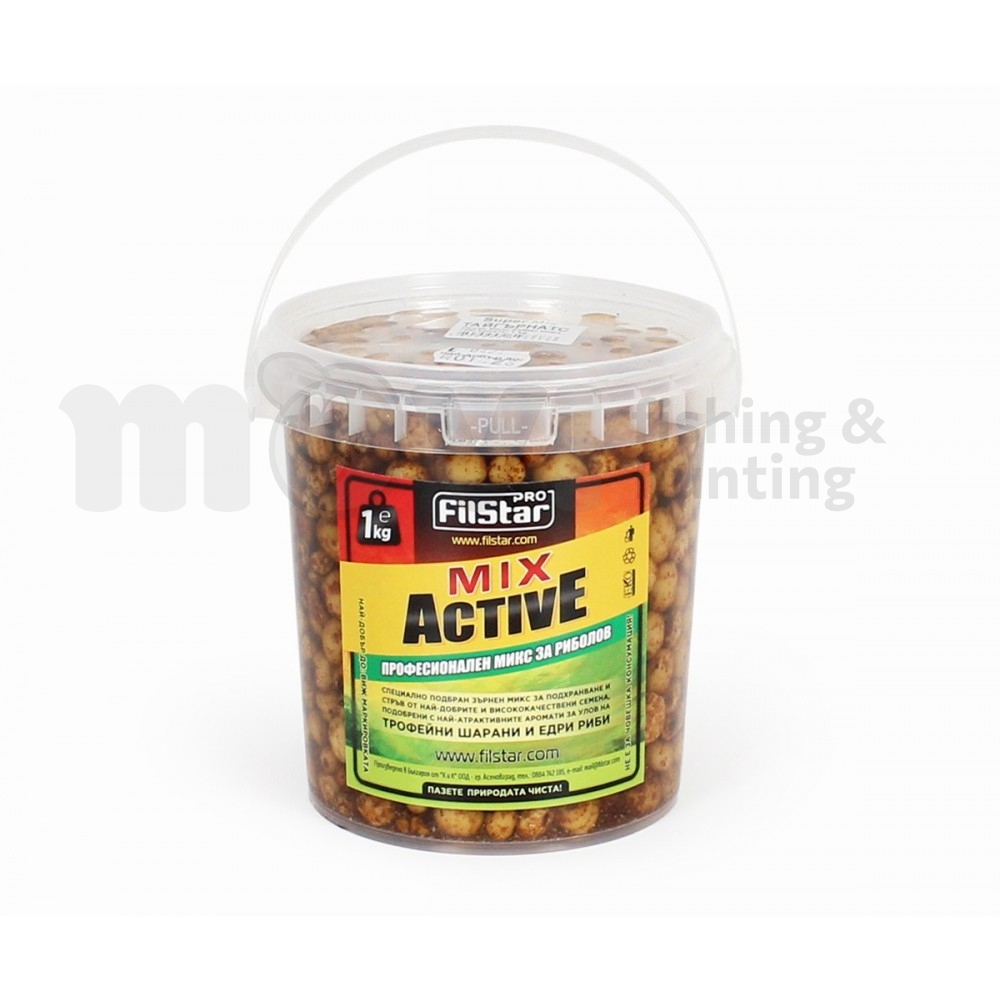 Тигров фъстък FilStar Mix Active в кофа, 1 kg |  |  |