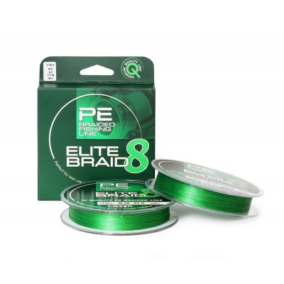 Плетено влакно Elite 8 Braid Moss Green 0.18мм/1.0PE - Lazer