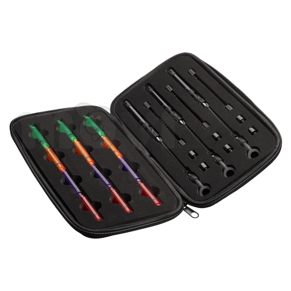 Шаранджийски обтегачи JRC X-Lite Slim Indicator 3 set | Шаранджийски обтегачи | Риболов на шаран |