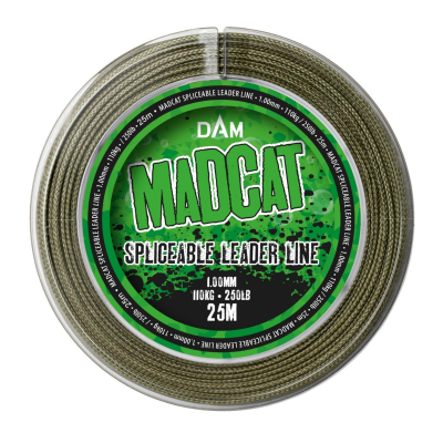 Плетено влакно за поводи за сом MadCat Spliceable Leader Line 1.00/25 м - 