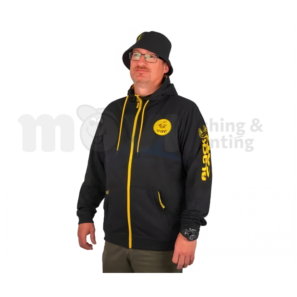 Суитчер с качулка Black Cat Black Zip Hoody |  |  |